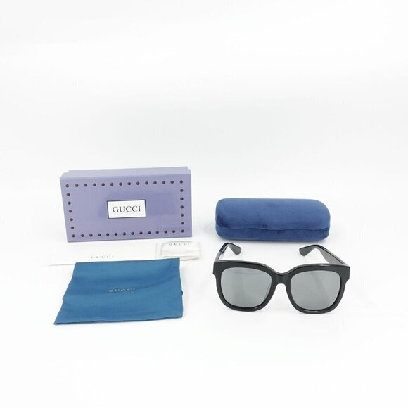 Gucci GG0034 Unisex Sunglasses Black Gray OS - Picture 5 of 15